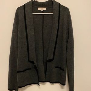 Loft large sweater cardigan